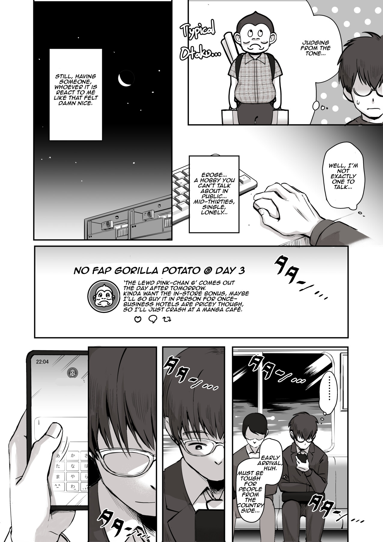 Hentai Manga Comic-When I Met My Follower I'd Been Passionately Talking About Eroge With Day and Night-Read-3